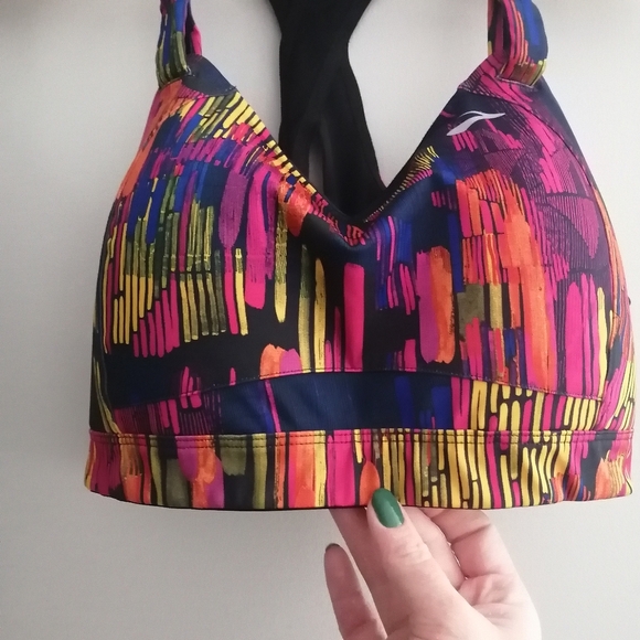 Brooks Juno Velcro Strap Adjustable High Support Sports Bra Plus Size 40D - Picture 5 of 16